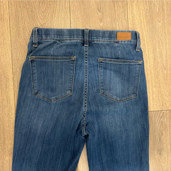 Judy Blue Pull On Super Flare Jeans Size 5 27 High Rise Stretch Denim - Picture 8 of 9